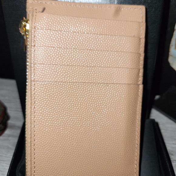 CASSANDRE MATELASSÉ FRAGMENTS FLAP CARD CASE IN LAMBSKIN - Picture 2 of 12